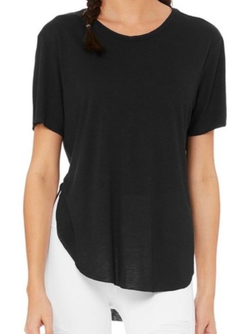 ALO Yoga The Lithe Tee in Black